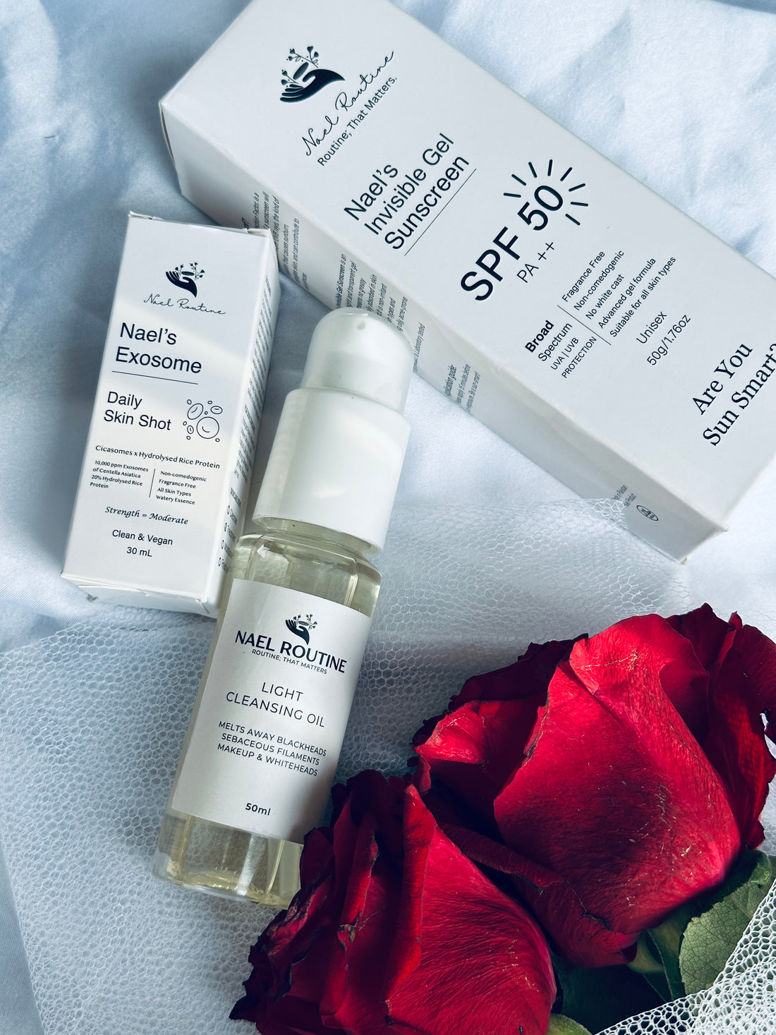 Nael’s Ultimate Glow Bundle – All-in-One Skincare Trio