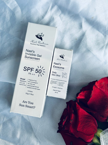 Nael’s Radiance Bundle – Sunscreen & Exosome Toner