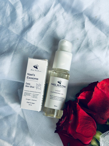 Nael’s Purity & Renewal Duo – Cleansing Oil & Exosome Skin Shot
